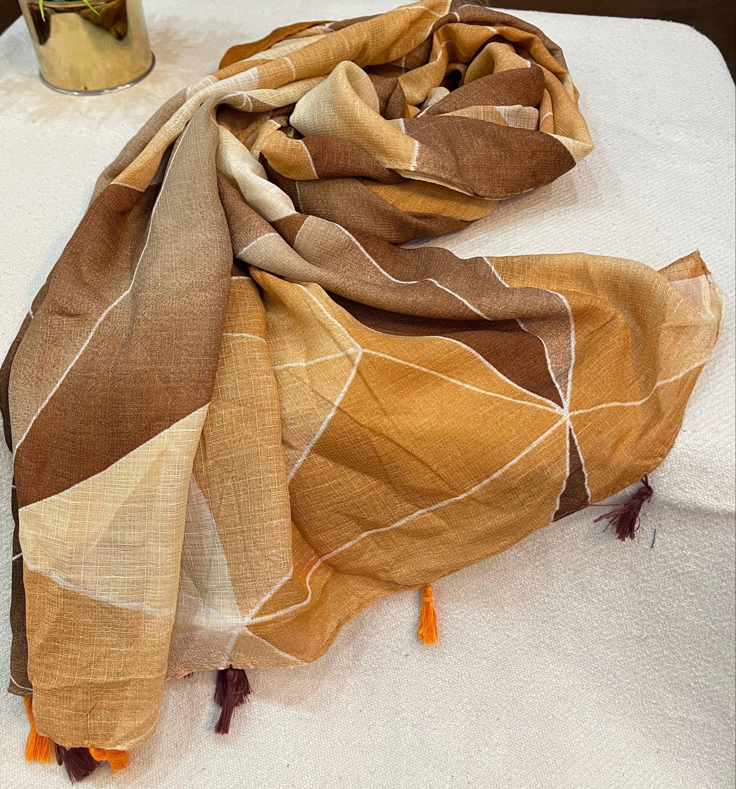 Printed Hijab for Women 32x70 Inches | Elegant Color Combination | Soft Lightweight Scarf | Modest Fashion | Everyday Wear