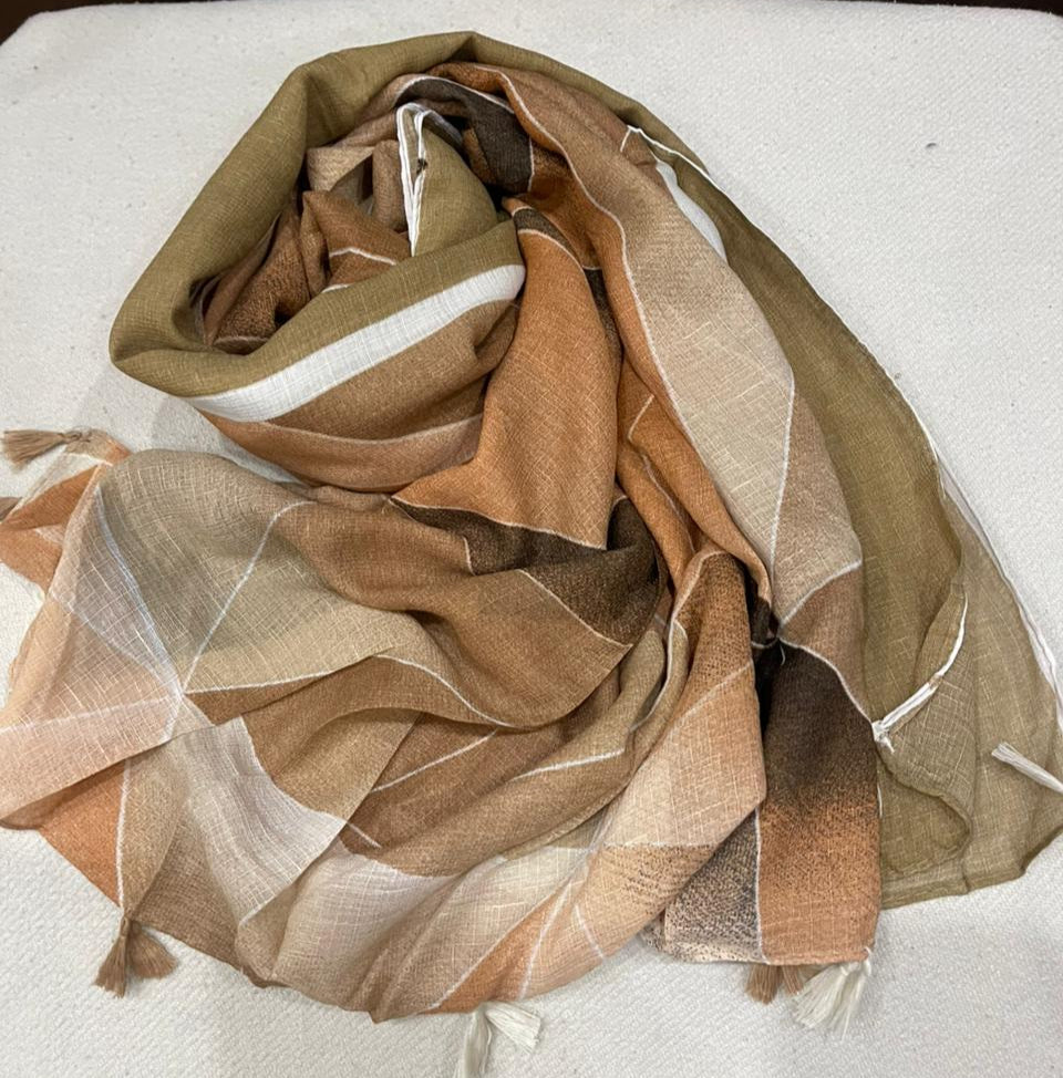 Printed Hijab for Women 35" BY 70" | Elegant Snack Design| Soft Lightweight Scarf | Modest Fashion | Everyday Wear