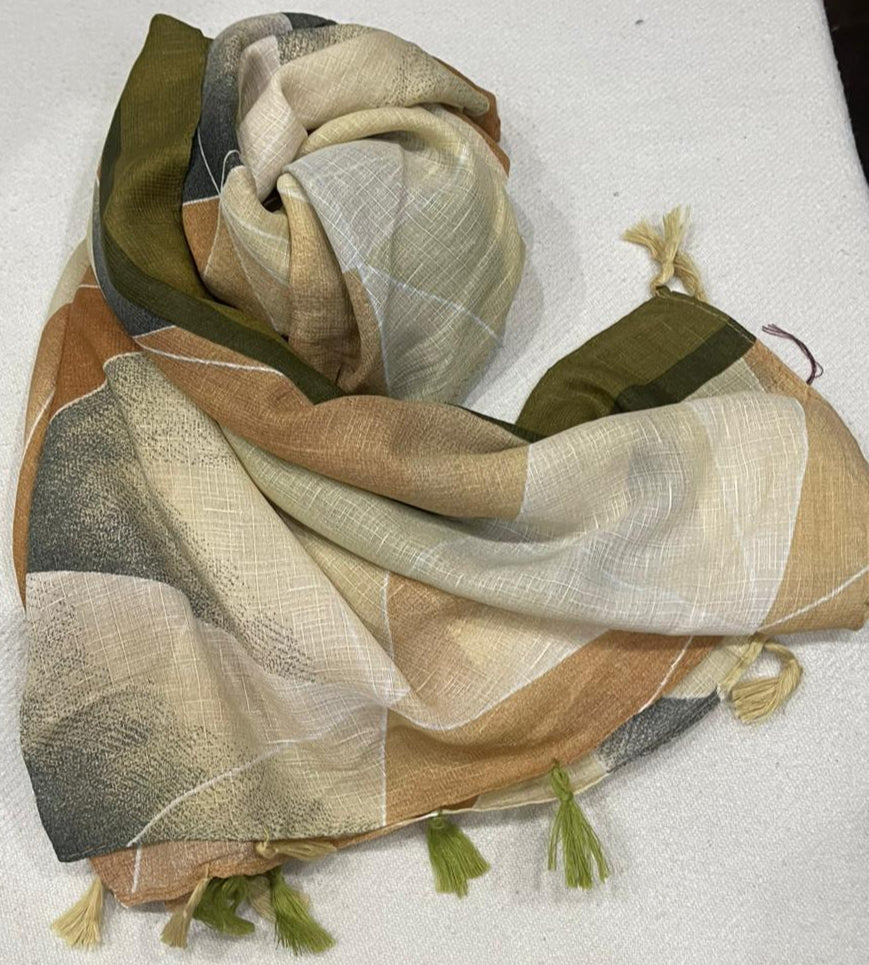 Printed Hijab for Women 35" BY 70" | Elegant Snack Design| Soft Lightweight Scarf | Modest Fashion | Everyday Wear