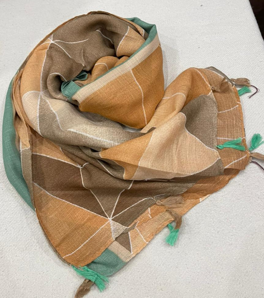 Printed Hijab for Women 35" BY 70" | Elegant Snack Design| Soft Lightweight Scarf | Modest Fashion | Everyday Wear