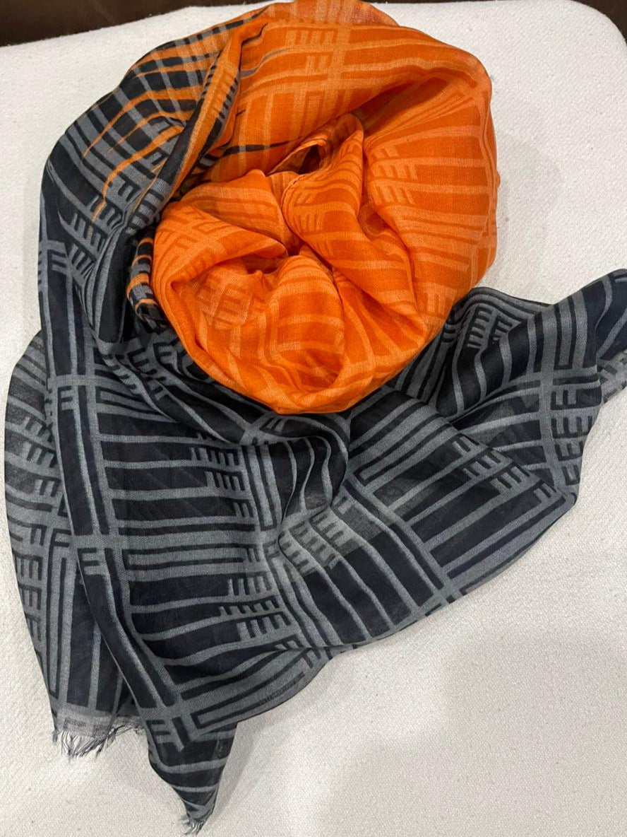 Printed Hijab for Women 31" BY 70" | Elegant Box Design| Soft Lightweight Scarf | Modest Fashion | Everyday Wear