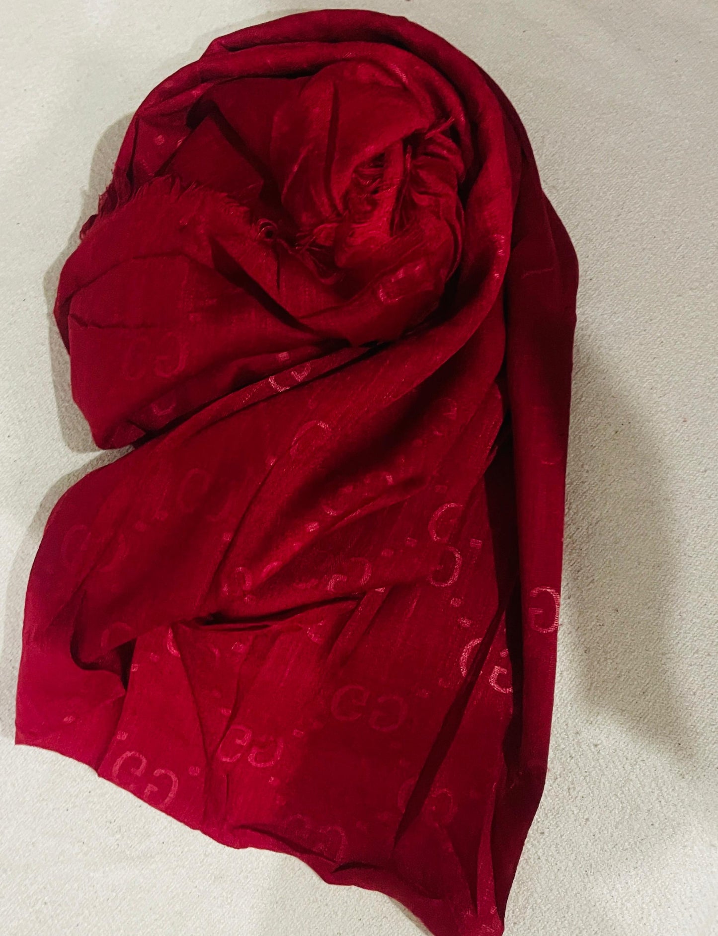 Printed Turkish Lawn - Blood Red