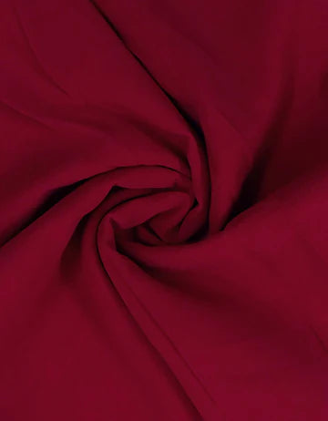 Crimson - Premium Georgette