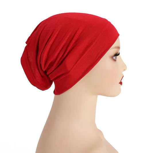 Plain Tube Cap - Red