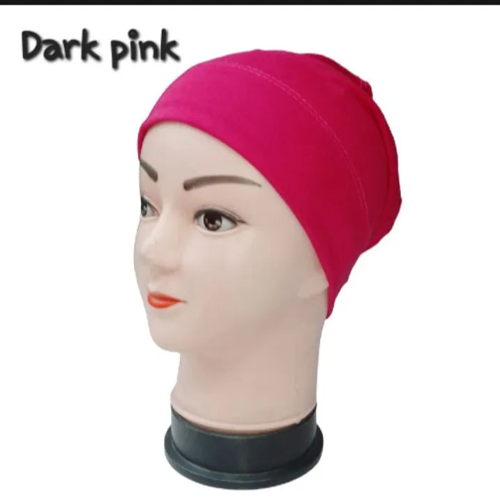 Plain Tube Cap - Dark Pink