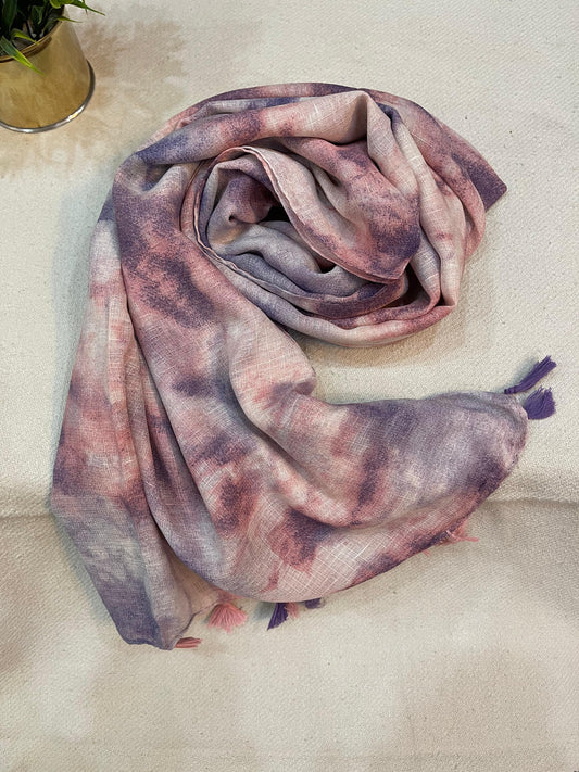 Printed Hijab for Women 32x70 Inches | Elegant Color Combination | Soft Lightweight Scarf | Modest Fashion | Everyday Wear