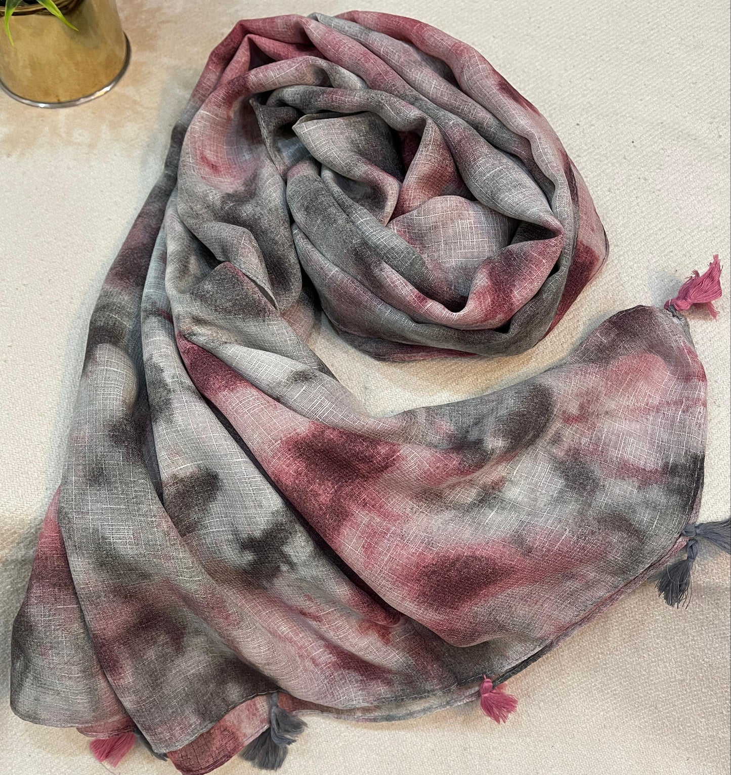 Printed Hijab for Women 32x70 Inches | Elegant Color Combination | Soft Lightweight Scarf | Modest Fashion | Everyday Wear