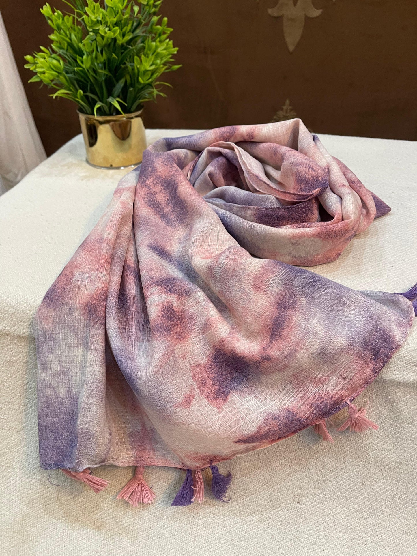 Printed Hijab for Women 32x70 Inches | Elegant Color Combination | Soft Lightweight Scarf | Modest Fashion | Everyday Wear