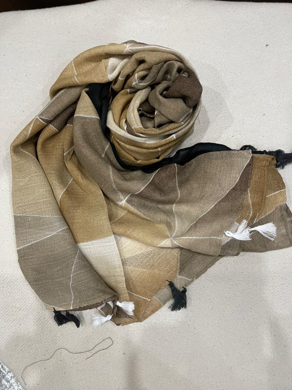 Printed Hijab for Women 35" BY 70" | Elegant Snack Design| Soft Lightweight Scarf | Modest Fashion | Everyday Wear