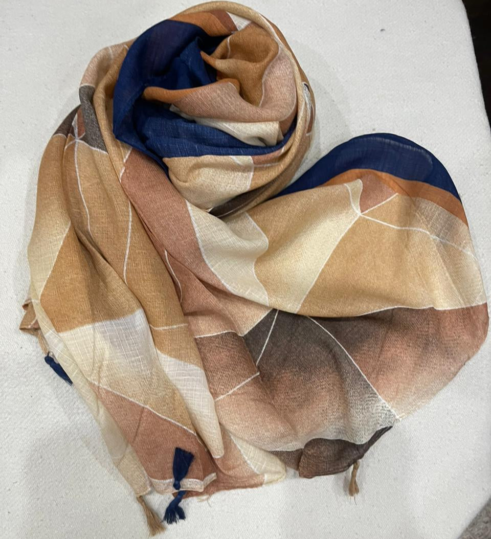 Printed Hijab for Women 35" BY 70" | Elegant Snack Design| Soft Lightweight Scarf | Modest Fashion | Everyday Wear