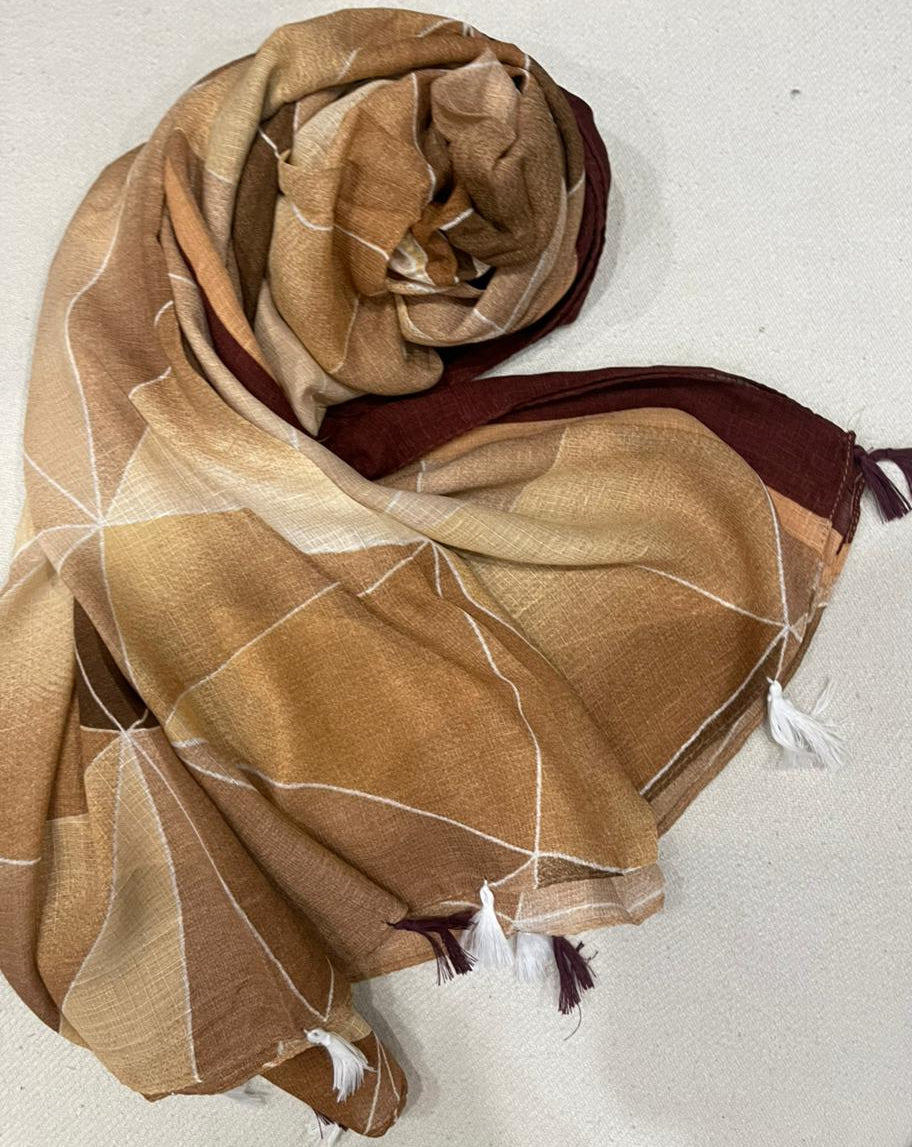 Printed Hijab for Women 35" BY 70" | Elegant Snack Design| Soft Lightweight Scarf | Modest Fashion | Everyday Wear