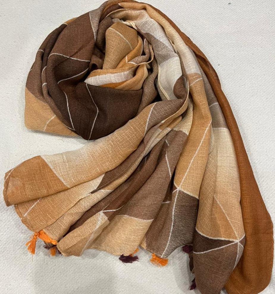 Printed Hijab for Women 35" BY 70" | Elegant Snack Design| Soft Lightweight Scarf | Modest Fashion | Everyday Wear