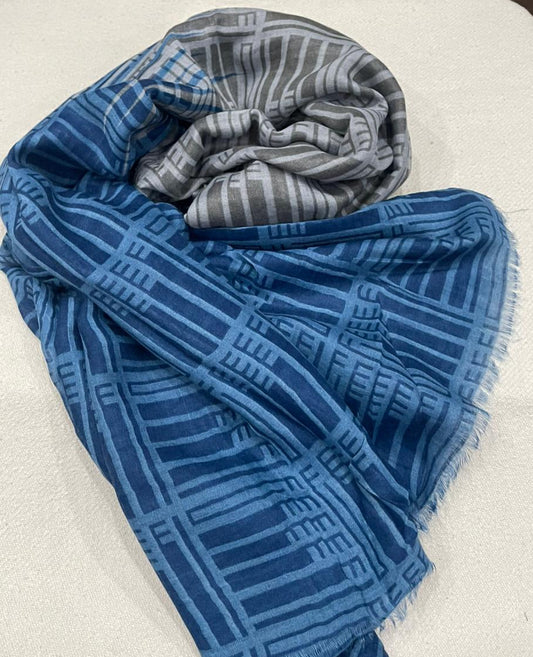 Printed Hijab for Women 31" BY 70" | Elegant Box Design| Soft Lightweight Scarf | Modest Fashion | Everyday Wear