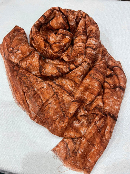 Printed Hijab for Women 34" BY 70" | Elegant Snake Design| Soft Lightweight Scarf | Modest Fashion | Everyday Wear