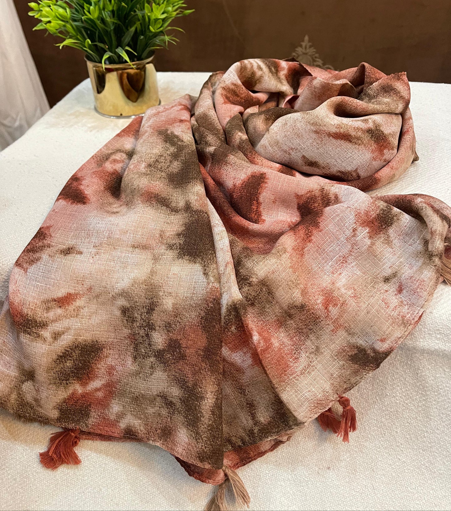 Printed Hijab for Women 32x70 Inches | Elegant Color Combination | Soft Lightweight Scarf | Modest Fashion | Everyday Wear