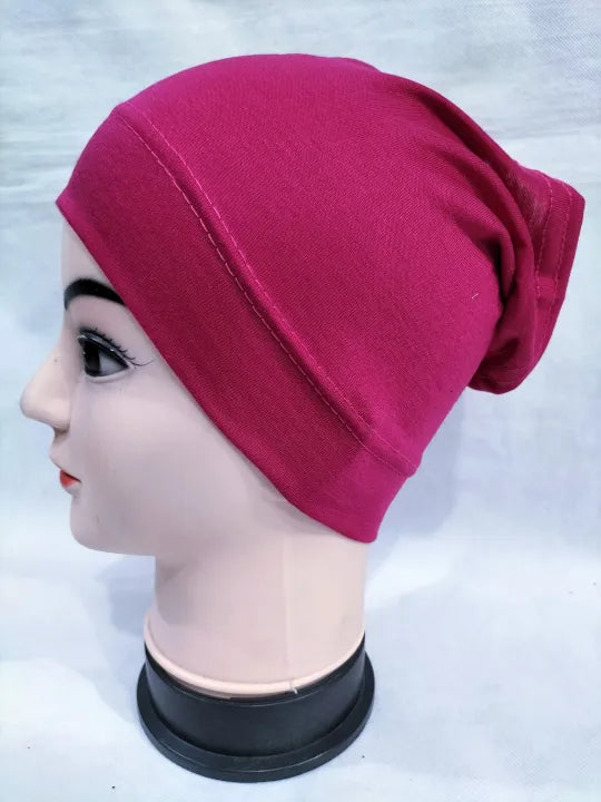 Plain Tube Cap - Shocking Pink