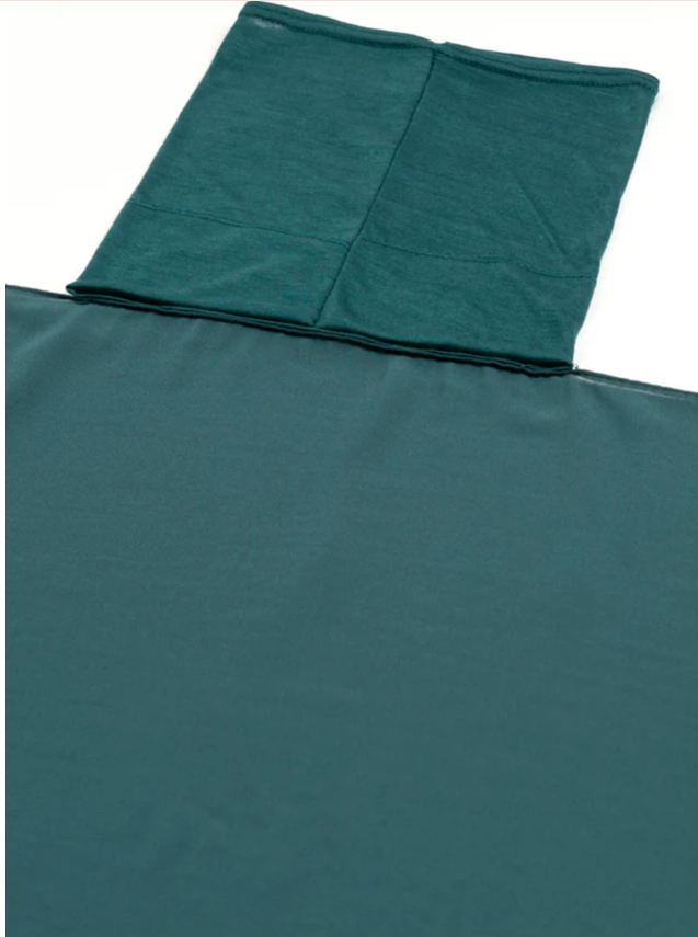 Instant Hijab with attached Inner cap - Teal Green